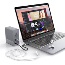 이미지를 갤러리 뷰어에 로드 , HyperDrive Gen2 12-Port USB-C Hub — 2X Speed & Power: Universal USB-C docking station for MacBook, Chromebook, and PC
