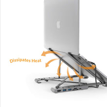 이미지를 갤러리 뷰어에 로드 , HyperDrive 7-in-1 USB-C Hub Stand (MacBook, Windows Laptop, iPad Pro, Chromebook)