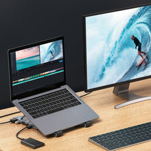 이미지를 갤러리 뷰어에 로드 , HyperDrive 7-in-1 USB-C Hub Stand (MacBook, Windows Laptop, iPad Pro, Chromebook)