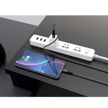 이미지를 갤러리 뷰어에 로드 , HyperDrive Tough USB-C to Lightning Cable (6ft / 2m) — Fastest data transfer speeds and 60W PD for quick charging iPhone and iPads.