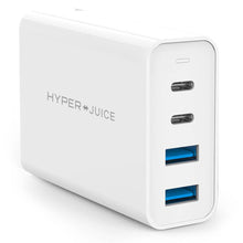 Load image into Gallery viewer, HyperJuice GaN 100W USB-C Charger — World&#39;s most crowdfunded 100W GaN charger. Quick charge 2 USB-C and 2 USB-A devices.
