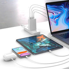 Load image into Gallery viewer, HyperJuice GaN 100W USB-C Charger — World&#39;s most crowdfunded 100W GaN charger. Quick charge 2 USB-C and 2 USB-A devices.

