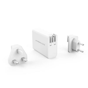HyperJuice GaN 100W USB-C Charger — World's most crowdfunded 100W GaN charger. Quick charge 2 USB-C and 2 USB-A devices.
