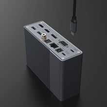 Load image into Gallery viewer, HyperDrive GEN2 18-Port USB-C Hub — 2X Speed &amp; Power: Universal USB-C docking station for MacBook, Chromebook, and PC
