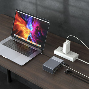 HyperDrive GEN2 18-Port USB-C Hub — 2X Speed & Power: Universal USB-C docking station for MacBook, Chromebook, and PC