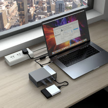 Load image into Gallery viewer, HyperDrive GEN2 18-Port USB-C Hub — 2X Speed &amp; Power: Universal USB-C docking station for MacBook, Chromebook, and PC
