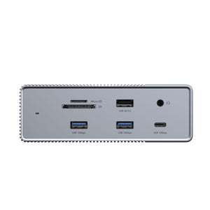 HyperDrive GEN2 18-Port USB-C Hub — 2X Speed & Power: Universal USB-C docking station for MacBook, Chromebook, and PC