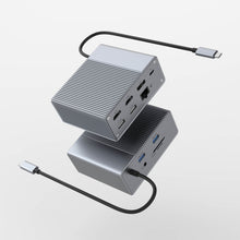 Load image into Gallery viewer, HyperDrive Gen2 12-Port USB-C Hub — 2X Speed &amp; Power: Universal USB-C docking station for MacBook, Chromebook, and PC
