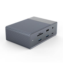 이미지를 갤러리 뷰어에 로드 , HyperDrive GEN2 16-Port Thunderbolt 3 Dock — Latest Generation Titan Ridge Docking Station. Supports 8K video. Backward compatible with USB-C host.
