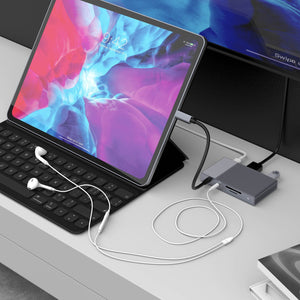 HyperDrive GEN2 6-Port USB-C Hub — 2X Speed & Power: Universal USB-C docking station for MacBook, Chromebook, and PC