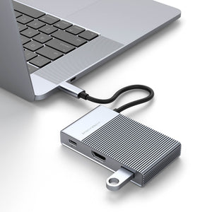 HyperDrive GEN2 6-Port USB-C Hub — 2X Speed & Power: Universal USB-C docking station for MacBook, Chromebook, and PC
