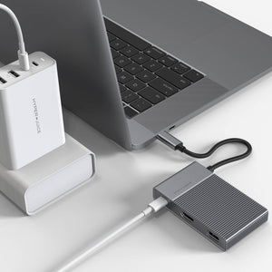 HyperDrive GEN2 6-Port USB-C Hub — 2X Speed & Power: Universal USB-C docking station for MacBook, Chromebook, and PC