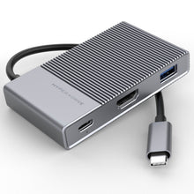 Load image into Gallery viewer, HyperDrive GEN2 6-Port USB-C Hub — 2X Speed &amp; Power: Universal USB-C docking station for MacBook, Chromebook, and PC
