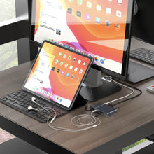 Load image into Gallery viewer, HyperDrive GEN2 6-Port USB-C Hub — 2X Speed &amp; Power: Universal USB-C docking station for MacBook, Chromebook, and PC
