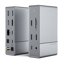 이미지를 갤러리 뷰어에 로드 , HyperDrive GEN2 16-Port Thunderbolt 3 Dock — Latest Generation Titan Ridge Docking Station. Supports 8K video. Backward compatible with USB-C host.
