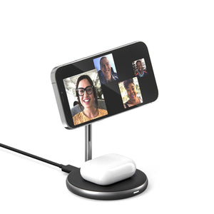 HyperJuice Magnetic Wireless Charging Stand — Designed for iPhone 13/12 & AirPods