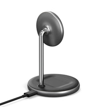 Load image into Gallery viewer, HyperJuice Magnetic Wireless Charging Stand — Designed for iPhone 13/12 &amp; AirPods
