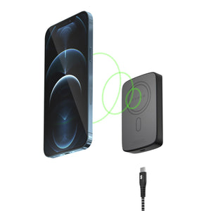 HyperJuice Magnetic Wireless Battery Pack — MagSafe Compatible for iPhone 13 / 12 Models