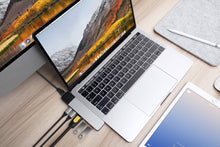 Load image into Gallery viewer, HyperDrive NET 6-in-2 for MacBook Pro/Air — Add 6 ports including Gigabit Ethernet to MacBook Pro &amp; MacBook Air
